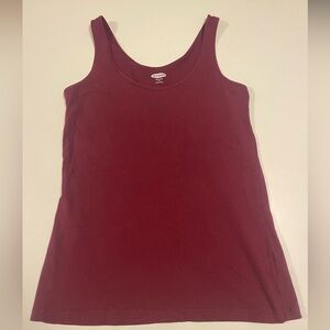 Old Navy Burgundy Tank Top